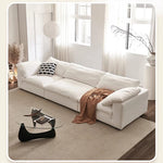 スタイリッシュなパイン製ソファー|綿麻とグースダウン・シリコンフィル使用で贅沢な座り心地【インテリア】 flsd-5181