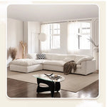 スタイリッシュなパイン製ソファー|綿麻とグースダウン・シリコンフィル使用で贅沢な座り心地【インテリア】 flsd-5181