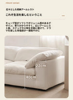 スタイリッシュなパイン製ソファー|綿麻とグースダウン・シリコンフィル使用で贅沢な座り心地【インテリア】 flsd-5181