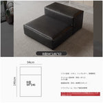 モダンデザイン本革ソファー|パイン・ダウン・合成皮革使用|スタイリッシュなリビング空間を演出! flsd-5182