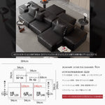 モダンデザイン本革ソファー|パイン・ダウン・合成皮革使用|スタイリッシュなリビング空間を演出! flsd-5182