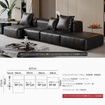 モダンデザイン本革ソファー|パイン・ダウン・合成皮革使用|スタイリッシュなリビング空間を演出! flsd-5182