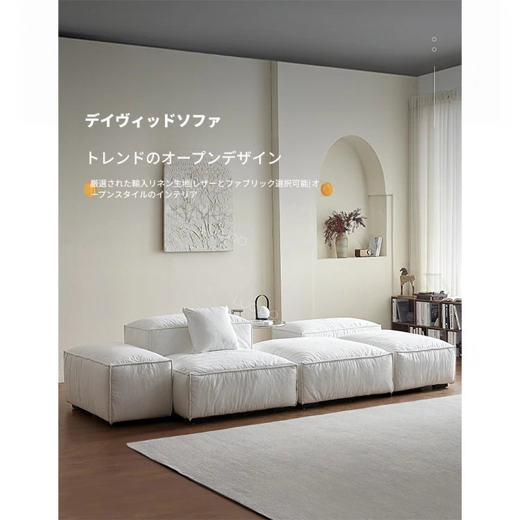 モダンデザイン本革ソファー|パイン・ダウン・合成皮革使用|スタイリッシュなリビング空間を演出! flsd-5182
