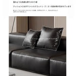 モダンデザイン本革ソファー|パイン・ダウン・合成皮革使用|スタイリッシュなリビング空間を演出! flsd-5182