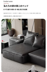 モダンデザイン本革ソファー|パイン・ダウン・合成皮革使用|スタイリッシュなリビング空間を演出! flsd-5182