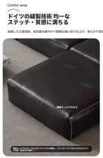 モダンデザイン本革ソファー|パイン・ダウン・合成皮革使用|スタイリッシュなリビング空間を演出! flsd-5182