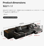 モダンデザイン本革ソファー|パイン・ダウン・合成皮革使用|スタイリッシュなリビング空間を演出! flsd-5182