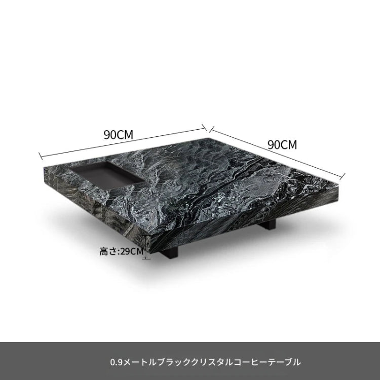 大理石とステンレスの洗練されたセンターテーブル - モダンインテリアに最適なデザイン flsd-5183