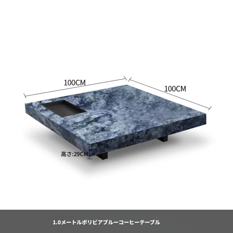 大理石とステンレスの洗練されたセンターテーブル - モダンインテリアに最適なデザイン flsd-5183