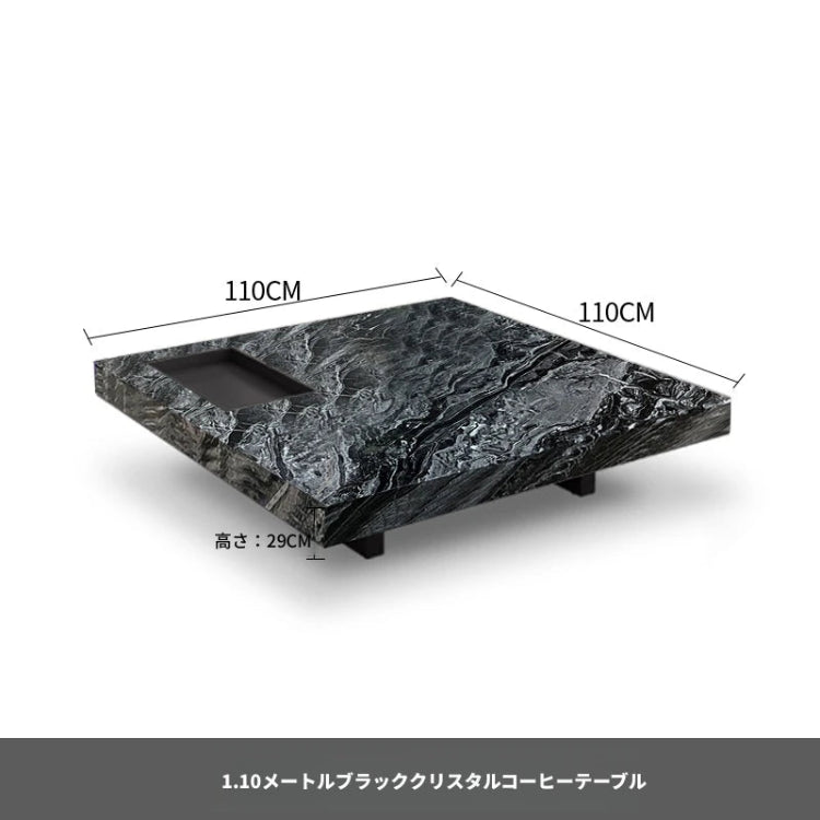 大理石とステンレスの洗練されたセンターテーブル - モダンインテリアに最適なデザイン flsd-5183