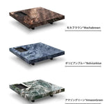 大理石とステンレスの洗練されたセンターテーブル - モダンインテリアに最適なデザイン flsd-5183