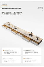 モダンセラミックパインセンターテーブル - スタイリッシュなリビング空間を演出する高品質家具 flsd-5185