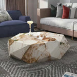 ユニークなデザインのセラミック無垢材センターテーブル | モダンインテリアに最適 flsd-5186