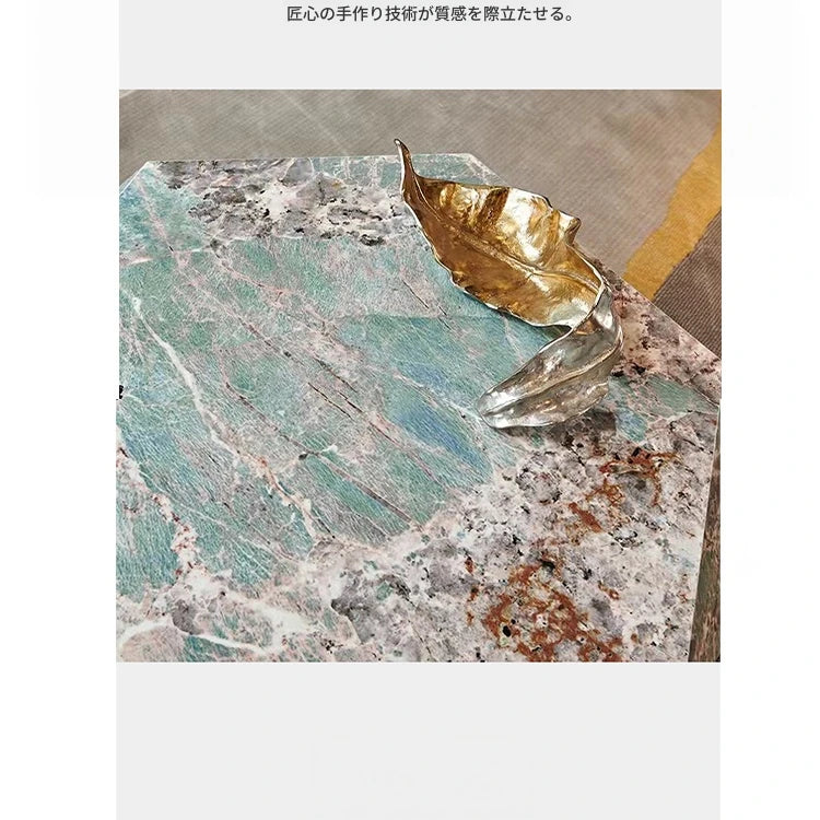 ユニークなデザインのセラミック無垢材センターテーブル | モダンインテリアに最適 flsd-5186