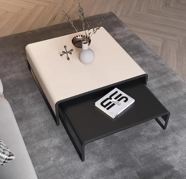 モダン合皮センターテーブル - シンプル&スタイリッシュなリビングデザインの必須アイテム flsd-5187