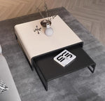 モダン合皮センターテーブル - シンプル&スタイリッシュなリビングデザインの必須アイテム flsd-5187