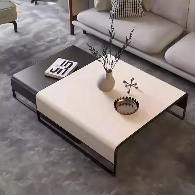 モダン合皮センターテーブル - シンプル&スタイリッシュなリビングデザインの必須アイテム flsd-5187