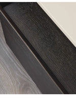 レッドオーク製シンプルデザイン ナイトテーブル|モダンな寝室インテリアに最適!収納力抜群! flsd-5188