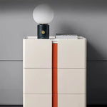 モダンデザイン ナイトテーブル 中密度繊維板 パイン セラミック仕上げ スタイリッシュ収納オプション flsd-5189