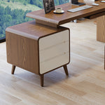 アッシュ材&パイン テーブル【多層板仕上げ】高級感溢れる木製デザインテーブル fmbs-001