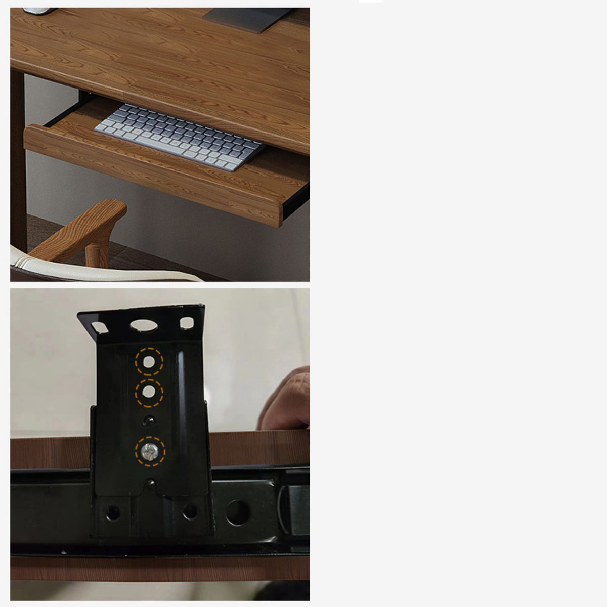 アッシュ材&パイン テーブル【多層板仕上げ】高級感溢れる木製デザインテーブル fmbs-001