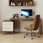 アッシュ材&パイン テーブル【多層板仕上げ】高級感溢れる木製デザインテーブル fmbs-001