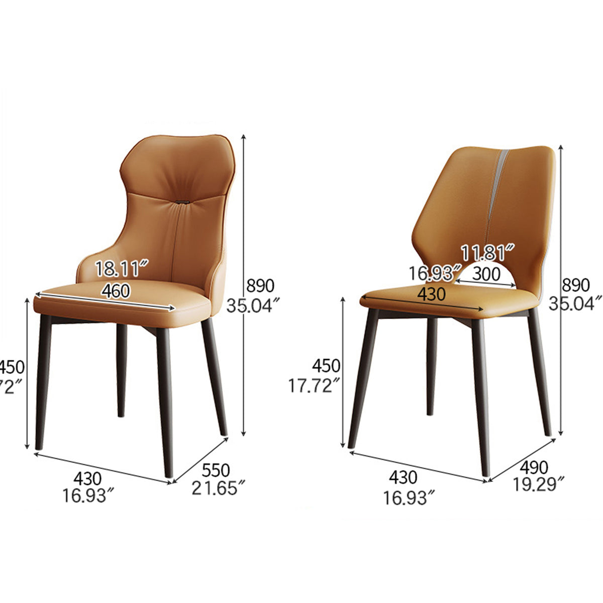 高品質PUレザー合成皮革チェア|快適&おしゃれなデザイン fmbs-015