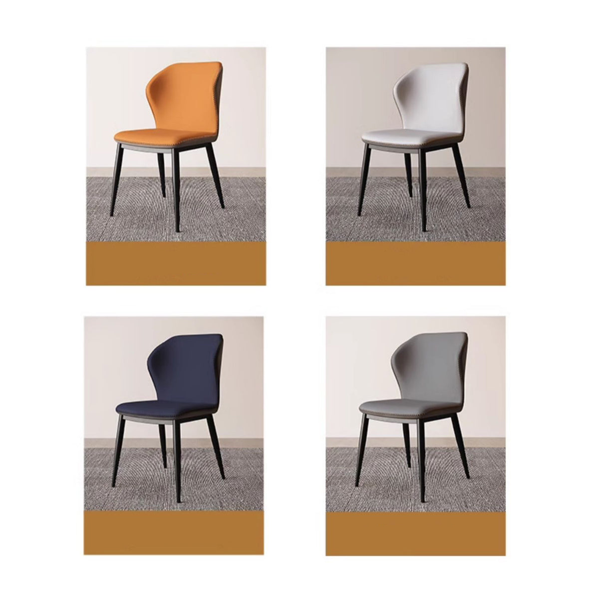 高品質PUレザー合成皮革チェア|快適&おしゃれなデザイン fmbs-015