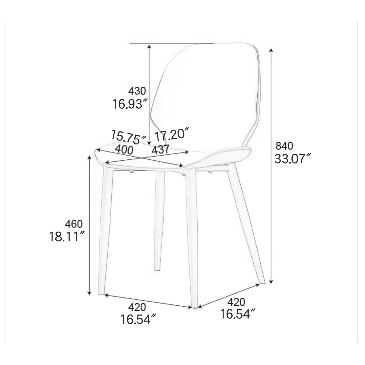 高品質PUレザー合成皮革チェア|快適&おしゃれなデザイン fmbs-015