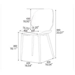 高品質PUレザー合成皮革チェア|快適&おしゃれなデザイン fmbs-015