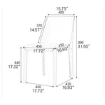 高品質PUレザー合成皮革チェア|快適&おしゃれなデザイン fmbs-015