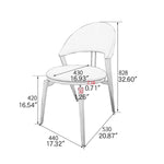 高品質PUレザー合成皮革チェア|快適&おしゃれなデザイン fmbs-015