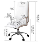 「高級感漂う合成皮革チェア – シリコンフィル&多層板使用 最高級PUレザー」 fmbs-019