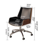 「高級感漂う合成皮革チェア – シリコンフィル&多層板使用 最高級PUレザー」 fmbs-019