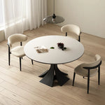 テーブル ホワイト ブラック セラミック 無垢材 多層板 fmc-3758