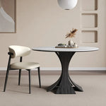 テーブル ホワイト ブラック セラミック 無垢材 多層板 fmc-3758