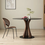 テーブル ホワイト ブラック カラー1 セラミック 無垢材 多層板 fmc-3759