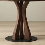 テーブル ホワイト ブラック カラー1 セラミック 無垢材 多層板 fmc-3759