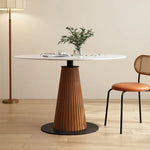 テーブル ホワイト ブラック セラミック 無垢材 多層板 fmc-3760