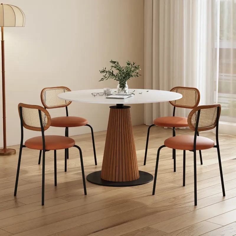 テーブル ホワイト ブラック セラミック 無垢材 多層板 fmc-3760