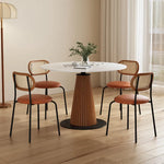 テーブル ホワイト ブラック セラミック 無垢材 多層板 fmc-3760