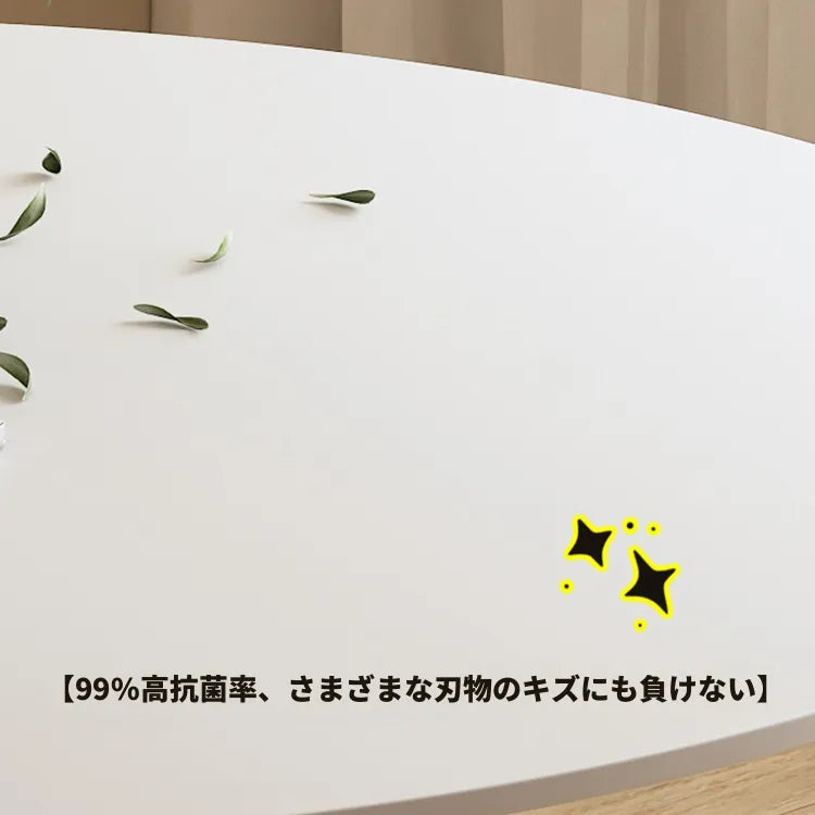 テーブル ホワイト ブラック セラミック 無垢材 多層板 fmc-3760