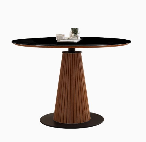 テーブル ホワイト ブラック セラミック 無垢材 多層板 fmc-3760