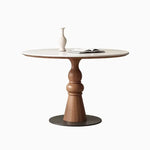 テーブル ホワイト ブラック カラー1 セラミック 無垢材 多層板 fmc-3762