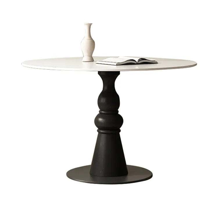 テーブル ホワイト ブラック カラー1 セラミック 無垢材 多層板 fmc-3762