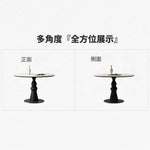 テーブル ホワイト ブラック カラー1 セラミック 無垢材 多層板 fmc-3762