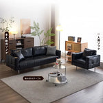 ソファー ブラック ダークブラウン イエロー グリーン 無垢材 シリコンフィル 合皮 fmdgz-3710