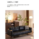 ソファー ブラック ダークブラウン イエロー グリーン 無垢材 シリコンフィル 合皮 fmdgz-3710