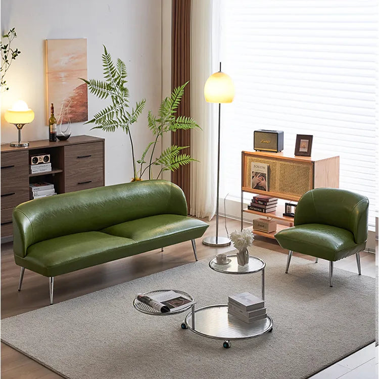 ソファー グリーン ブラック イエロー 無垢材 合皮 fmdgz-3711