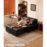 ソファー ブラック 無垢材 シリコンフィル 合皮 fmdgz-3712
